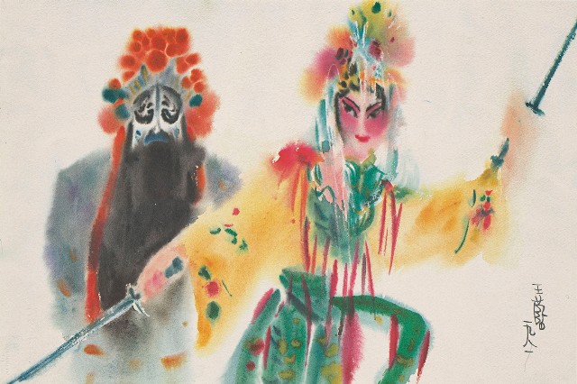 藏品:國劇人像 (真假李達)的(1)張圖片