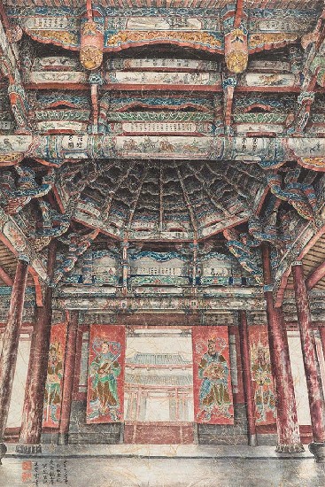 藏品:古廟(鹿港龍山寺)的(1)張圖片