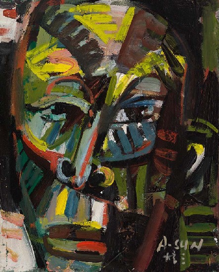 藏品:非洲人頭的(1)張圖片