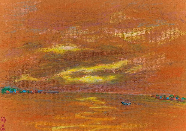 藏品:海天交會的(1)張圖片