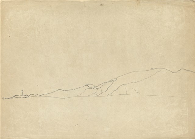 藏品:(1)山水；(2)山水的(1)張圖片