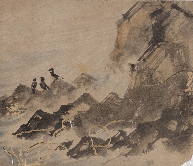 藏品:濱海與鳥的(1)張圖片