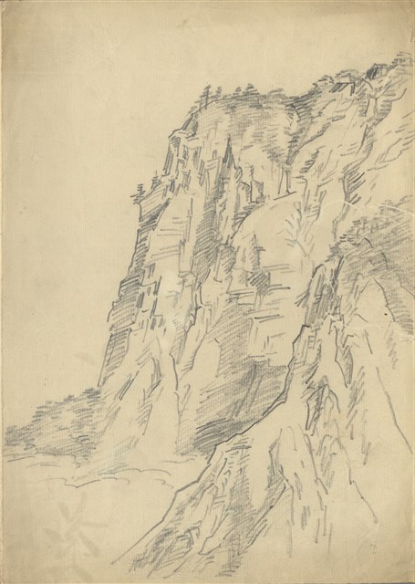 藏品:(1)高山(塔山)；(2)達邦社的(1)張圖片