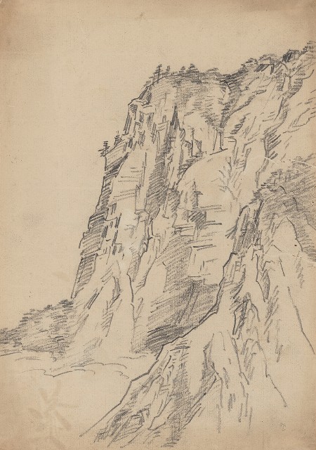藏品:(1)高山(塔山)；(2)達邦社的(1)張圖片