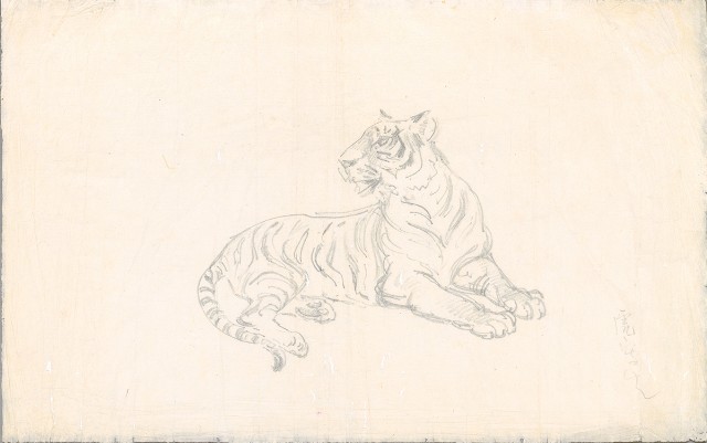 藏品:坐虎的(1)張圖片