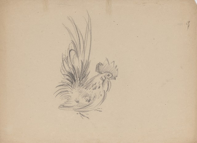 藏品:(1)小鹿；(2)日本短雞的(2)張圖片