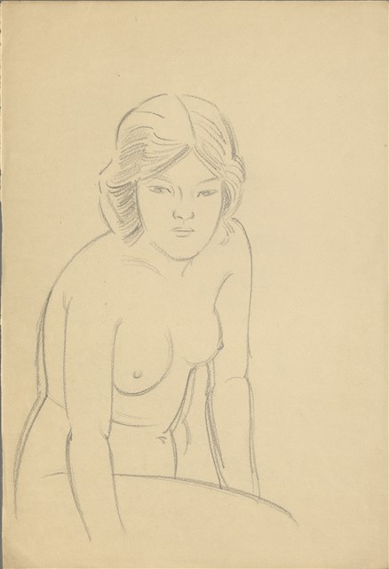 藏品:(1)半身模特兒；(2)各種姿態 （模特兒）的(1)張圖片