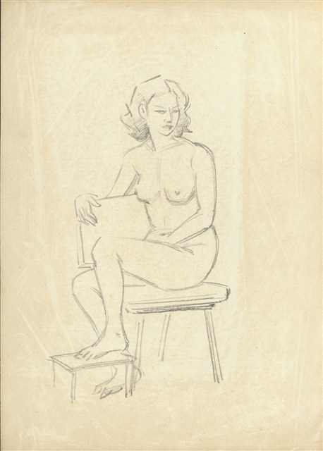 藏品:(1)坐椅模特兒；(2)坐椅模特兒的(1)張圖片