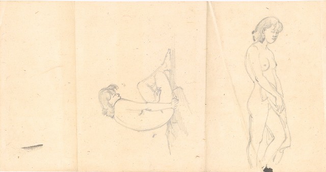 藏品:裸女寫生的(1)張圖片