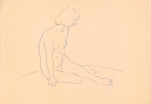 藏品:裸女寫生的(1)張圖片