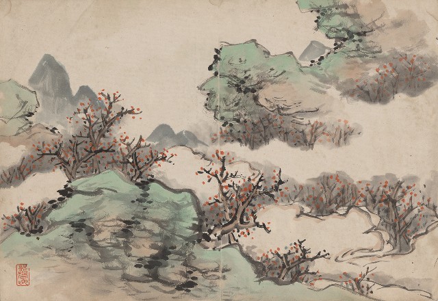 藏品:雲山圖的(1)張圖片