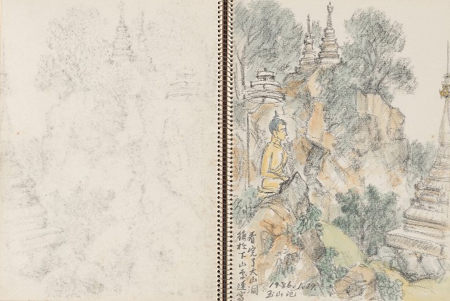 藏品:泰國旅遊寫生集的(12)張圖片
