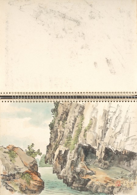 藏品:泰國旅遊及臺灣東北角海岸寫生集的(10)張圖片