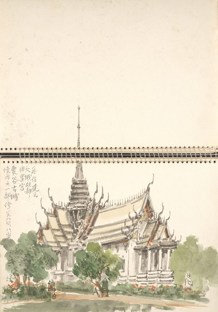 藏品:泰國旅遊及臺灣東北角海岸寫生集的(12)張圖片