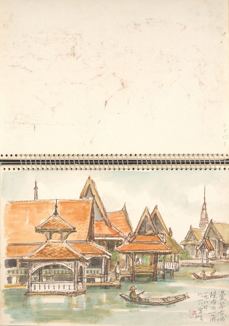 藏品:泰國旅遊及臺灣東北角海岸寫生集的(13)張圖片