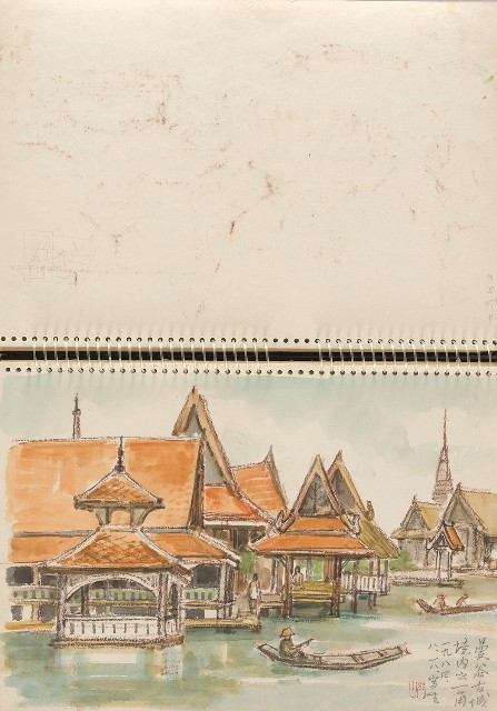 藏品:泰國旅遊及臺灣東北角海岸寫生集的(13)張圖片