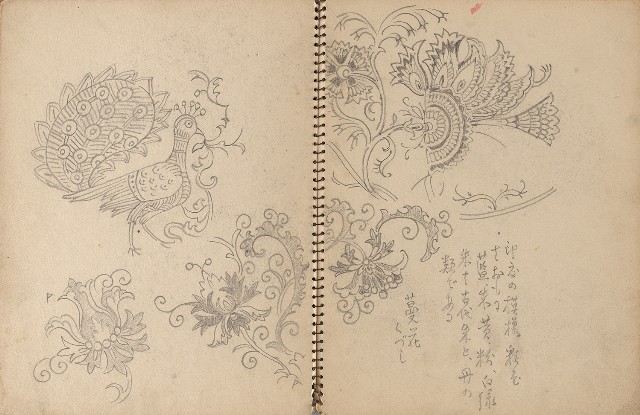 藏品:人物、動物、植物、文山指南宮等寫生集的(4)張圖片