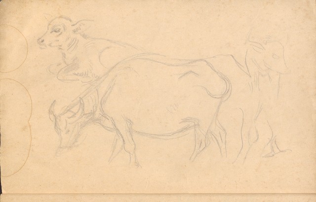 藏品:臨古畫,寫生等(1935赴日開始畫至光復1945結束 )063的(43)張圖片