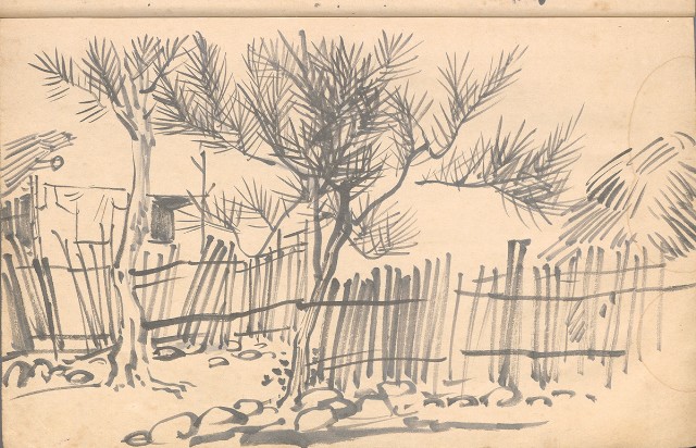 藏品:臨古畫,寫生等(1935赴日開始畫至光復1945結束 )063的(45)張圖片