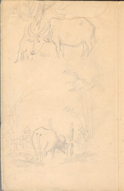 藏品:臨古畫,寫生等(1935赴日開始畫至光復1945結束 )063的(54)張圖片