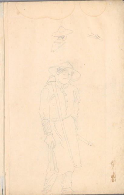 藏品:臨古畫,寫生等(1935赴日開始畫至光復1945結束 )063的(56)張圖片