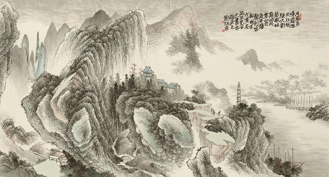 藏品:楓橋夜泊圖的(1)張圖片