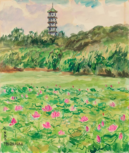 藏品:荷塘的(1)張圖片