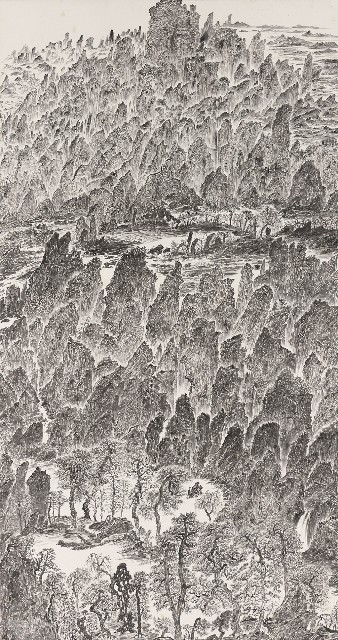 藏品:辛巳年山水I的(1)張圖片