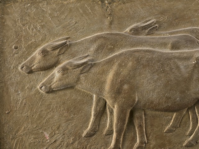 藏品:水牛浮雕的(2)張圖片