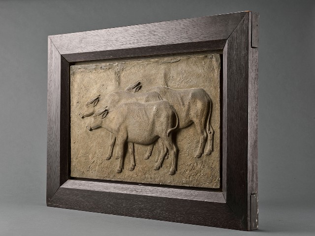 藏品:水牛浮雕的(4)張圖片