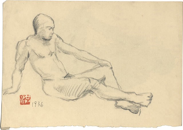 藏品:裸男(3) / 裸男(4)的(1)張圖片