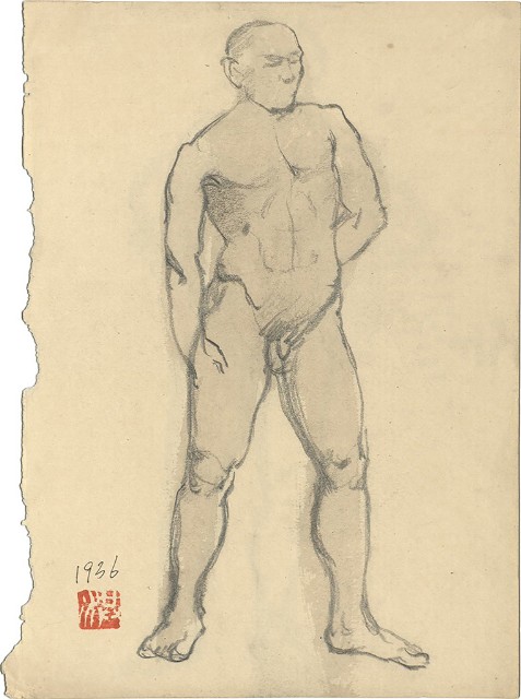 藏品:裸男(7) / 裸男(8)的(1)張圖片