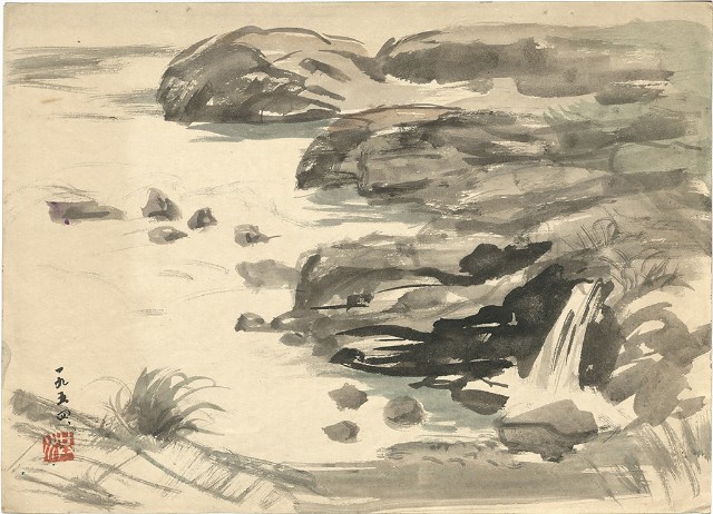 藏品:基隆瑞芳河邊的(1)張圖片