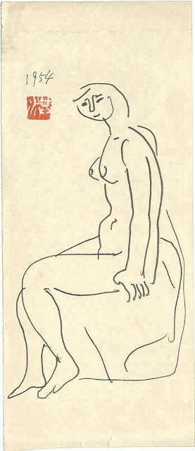 藏品:裸女(34) / 隨寫筆記的(1)張圖片