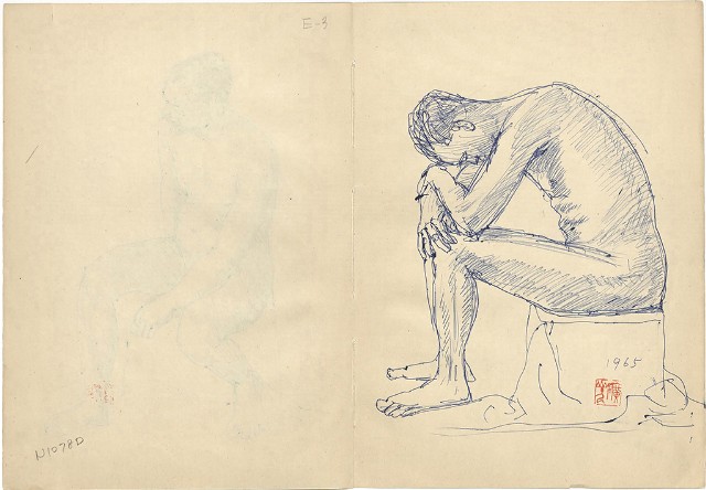 藏品:裸男(14) / 裸男(15)的(2)張圖片