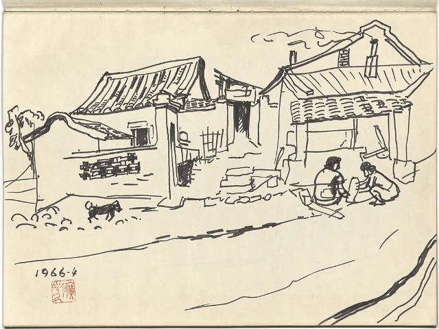 藏品:素描冊(冊09)的(3)張圖片