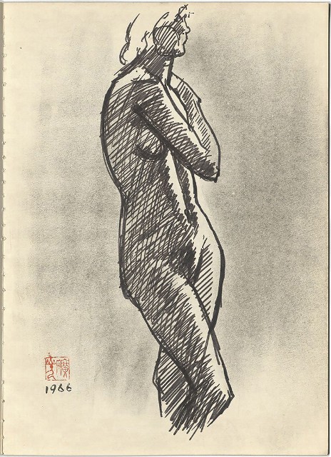 藏品:素描冊(冊09)的(13)張圖片