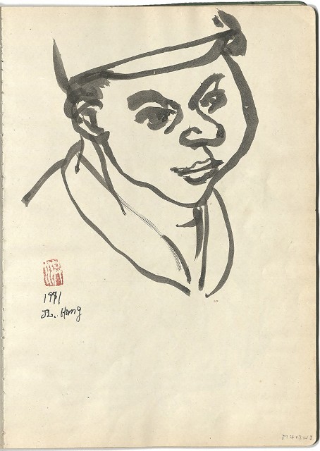 藏品:礦場寫生 大溪煤礦(冊11)的(10)張圖片