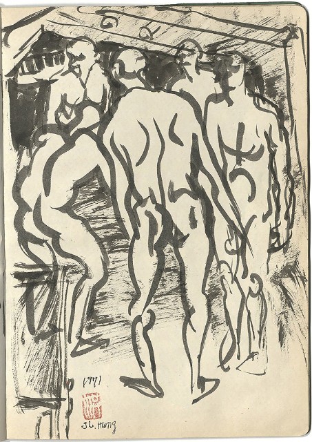 藏品:礦場寫生 大溪煤礦(冊11)的(24)張圖片