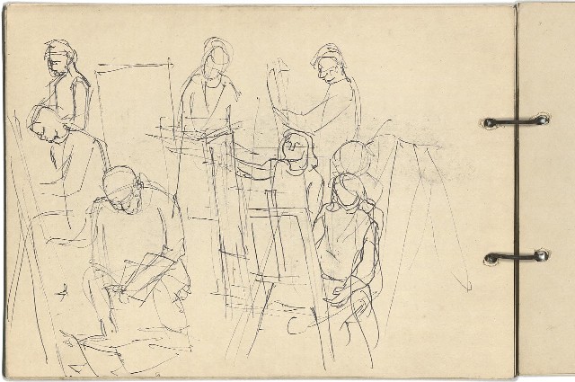 藏品:素描冊(冊15)的(9)張圖片