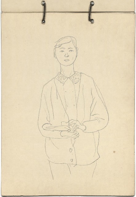 藏品:素描冊(冊15)的(17)張圖片