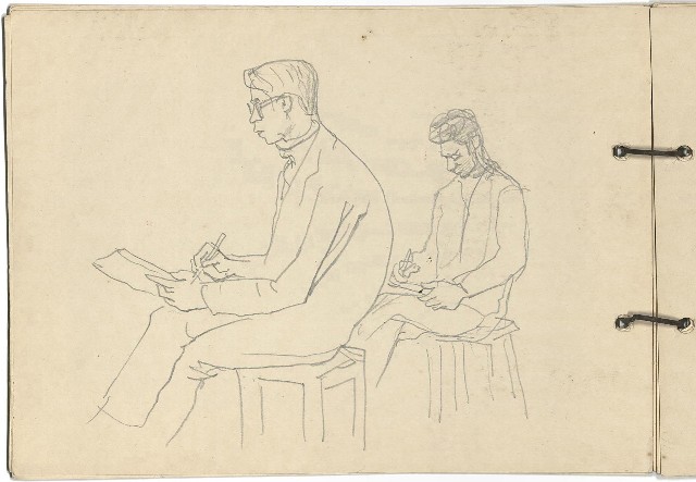 藏品:素描冊(冊15)的(20)張圖片