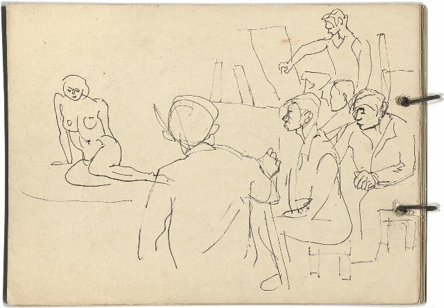 藏品:素描冊(冊15)的(45)張圖片