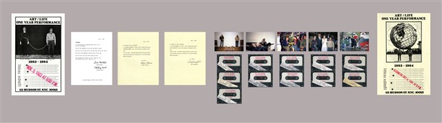 藏品:藝術/生活 一年行為表演1983–1984的(1)張圖片