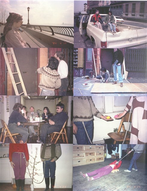 藏品:藝術/生活 一年行為表演1983–1984的(46)張圖片