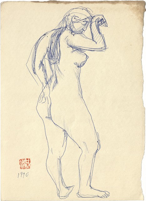 裸女 (458)的焦點圖