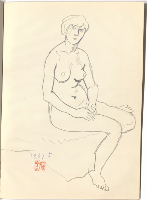 藏品:素描冊 (6)的(14)張圖片