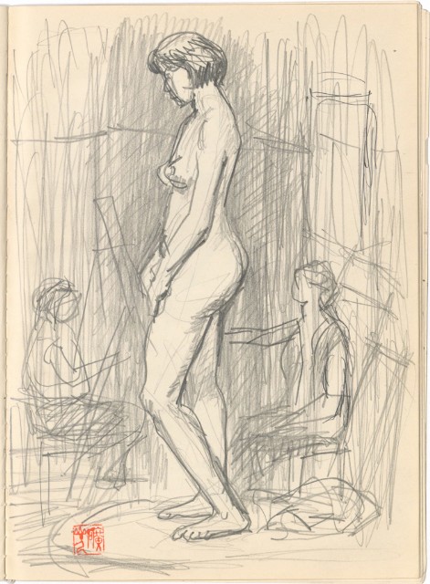 藏品:素描冊 (6)的(16)張圖片