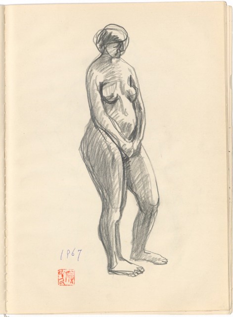 藏品:素描冊 (6)的(22)張圖片