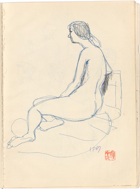 藏品:素描冊 (6)的(24)張圖片